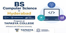 BS Computer Science in Hyderabad AI Cybersecurity and Data Analytics Program at Tapasya College Affiliated with Osmania University